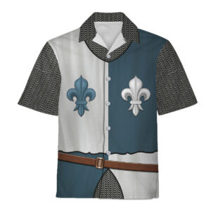 French Knight Medieval Middle Age Hawaiian Shirt | Lumi