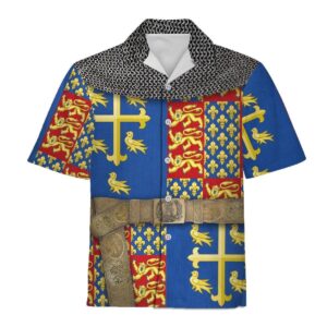 King Richard II Hawaiian Shirt – Medieval Royalty Tropical Style | Lumi