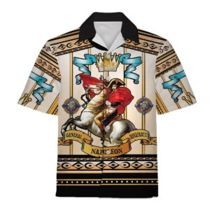 Napoleon Crossing The Alps Hawaiian Shirt | Lumi