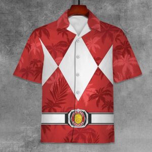 Red Ranger x Tommy Vercetti Hawaiian Shirt Beach Shorts | Lumi